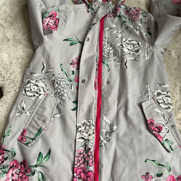 Joules Waterproof Striped Jacket. Right As Rain. Womens US 4. - Picture 4 of 8